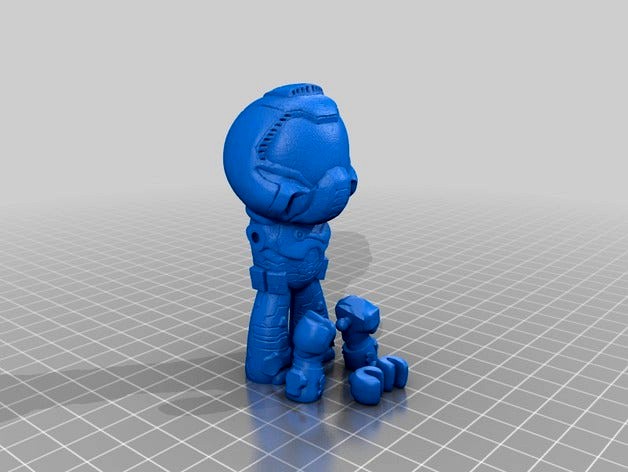 Doomguy - Posable Arms by jgreene777