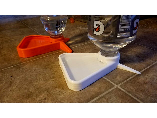 Gravity fed cat water dish by Joe_Snuffy