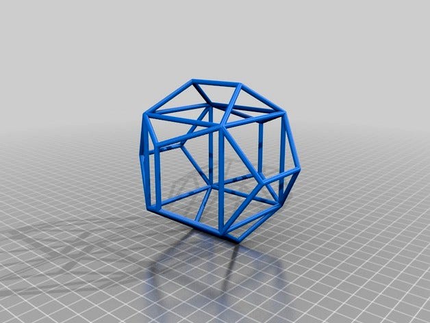 Cube In Dodecahedron by KRISP3D