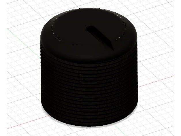 6mm Potentiometer Knob by TisITheFrenchiestFry