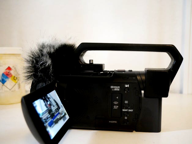 Sony AX53 Camcorder Handle by Heroshadows