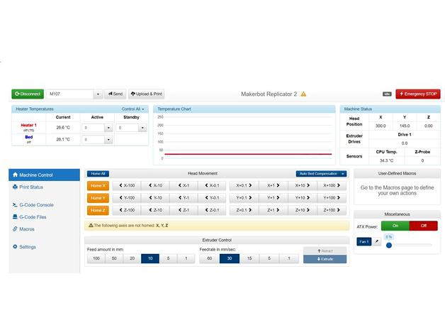 Duet Replicator 2 Test Gcode and Firmware by pulkkinen