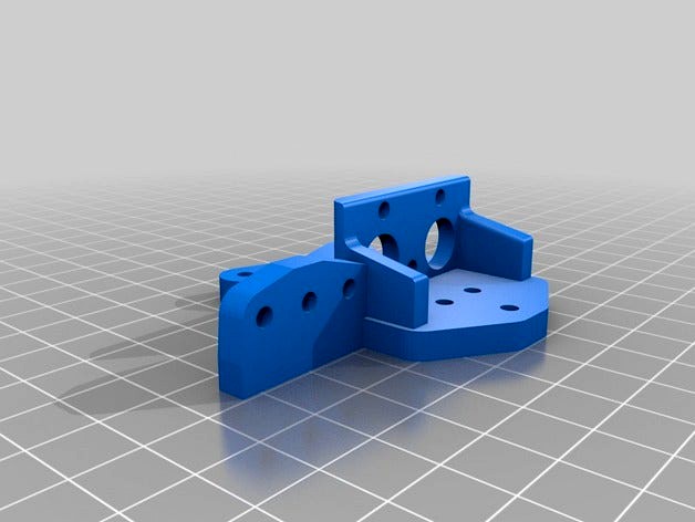 E3D Chimera Mount for D-Bot (optional BLTouch) by dotorg