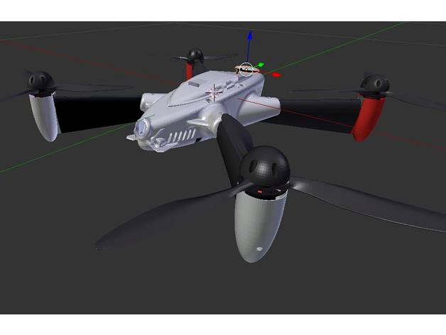 Drone profilé base DJI by ebraud