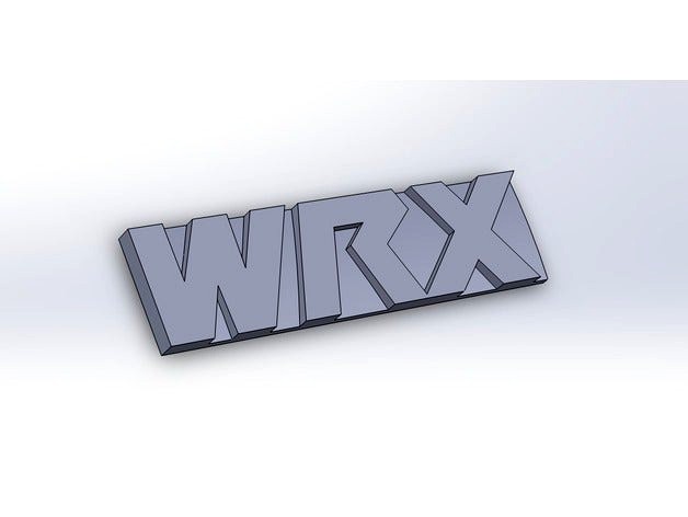 WRX Logo by r3booz