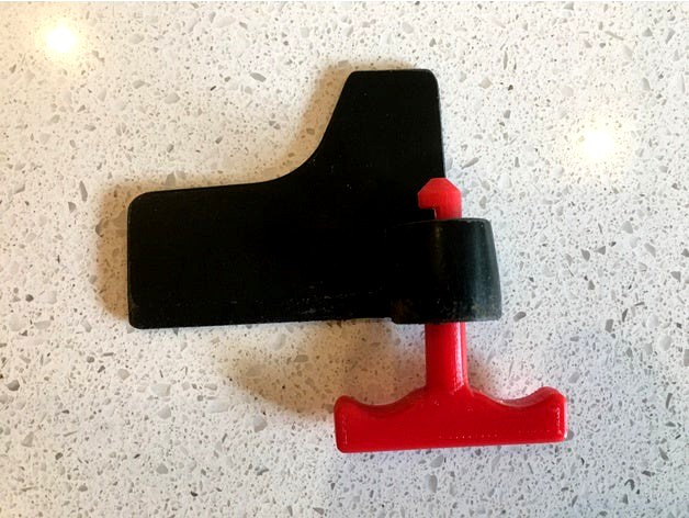 Bread maker paddle removal key (Panasonic SD-257) by colosb