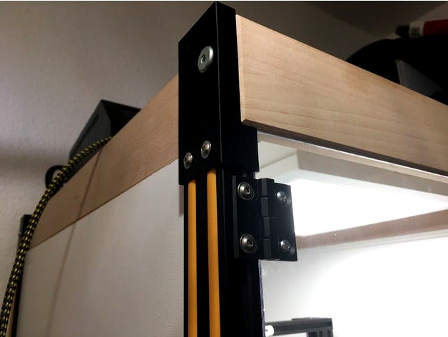 Sniglar Enclosure 2040 V-Slot (EU DE) Mounting Bracket  by digitaljunk