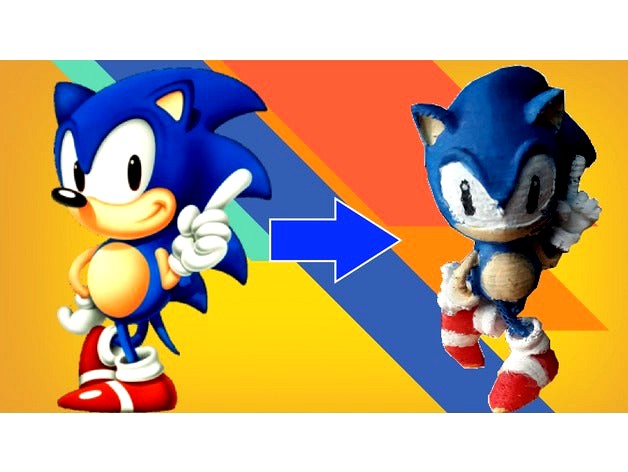 Classic Sonic (Amiibo Version)  by micbro