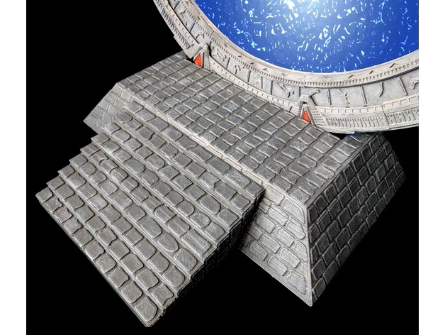 Stargate Platform Stone Render Version 3 by GateBuilder