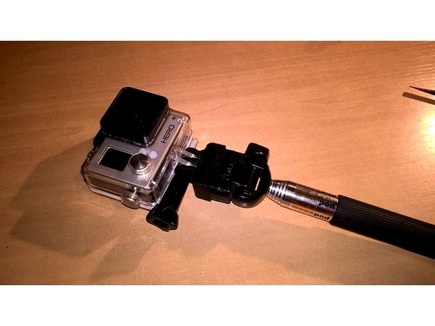 Gopro selfie pole adaptor by Damien68
