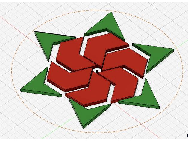Hexagram, Hexagonal Star, Hexagon Puzzle by lgbu