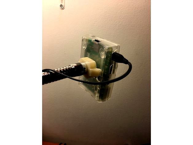 Raspberry pi case screw hole mount for security camera with pi-camera by avanhanegem