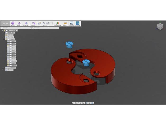 Pipe Flange by 3Dd_Printing_N_Design