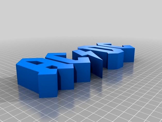 AC/DC-Logo by fkloppi 3d model
