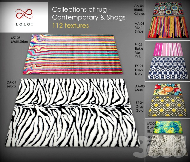 Collection of Loloi rugs 2