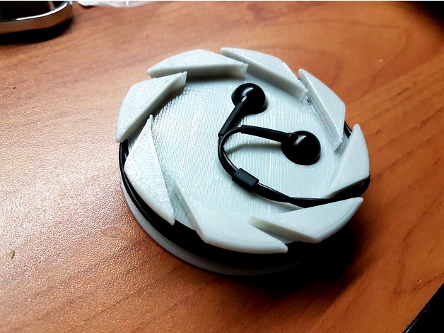 Aperture science earbud spool by evgs