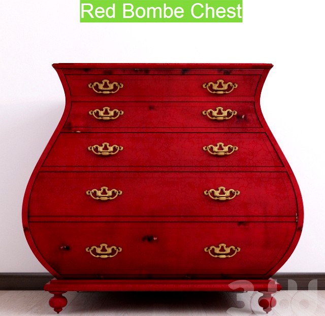 Red Bombe Chest