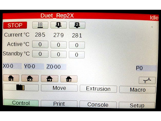 Replicator 2/2X DuetWifi Configuration by IdefixRC