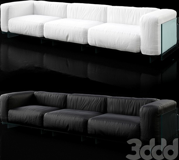 Glas Italia Crystal Lounge sofa