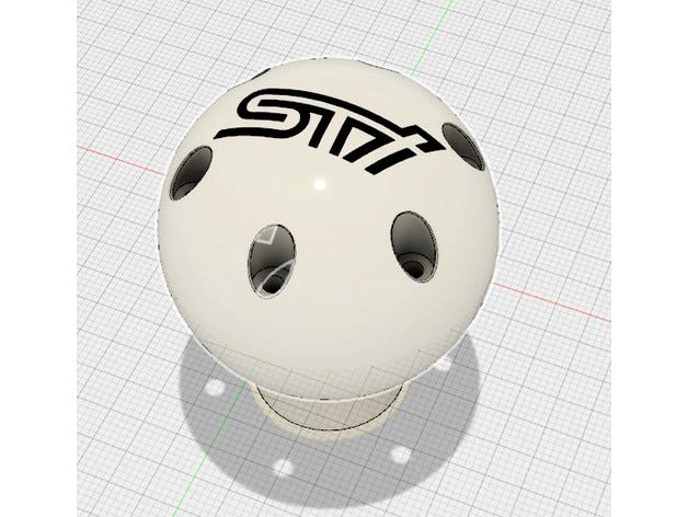 50mm STI Reverse Lockout Shift Knob Remix by surfmaster96