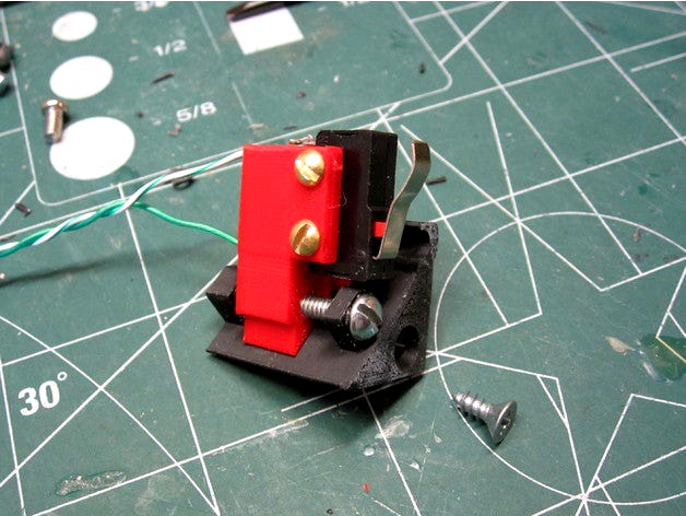 Grarage Door Micro Switch Sensor by jeplans