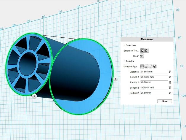 Omnistand 53mm spool holder with large 80mm flange by bl26