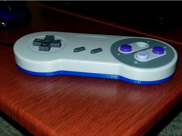 SNES controller bottom - Blank by LeatherWing