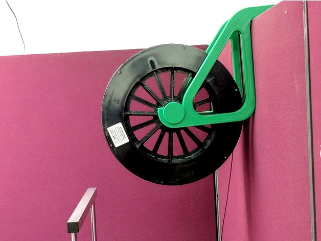 Large Spool Hanger for Office Cubicle by Mhemling33