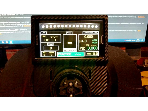 Soporte móvil para Thrustmaster  by Fox_85