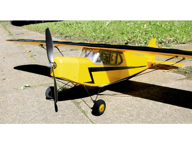 Piper Cub J3 Depron / 3d printed parts by Xerg