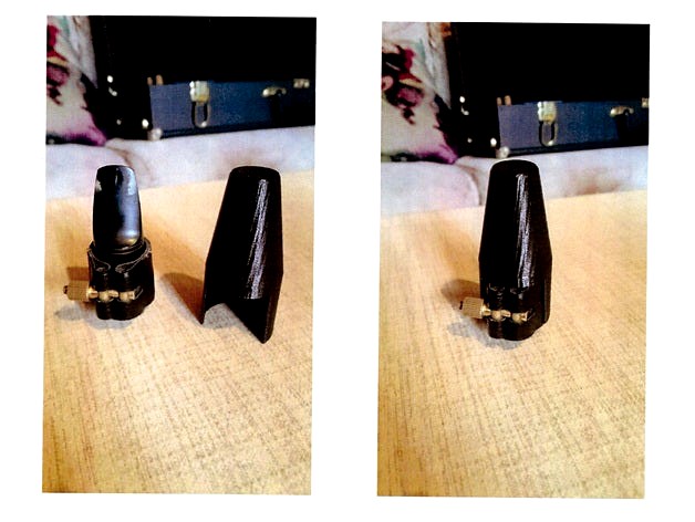 Saxophone/Clarinet cover mouthpiece by LorenzCAD