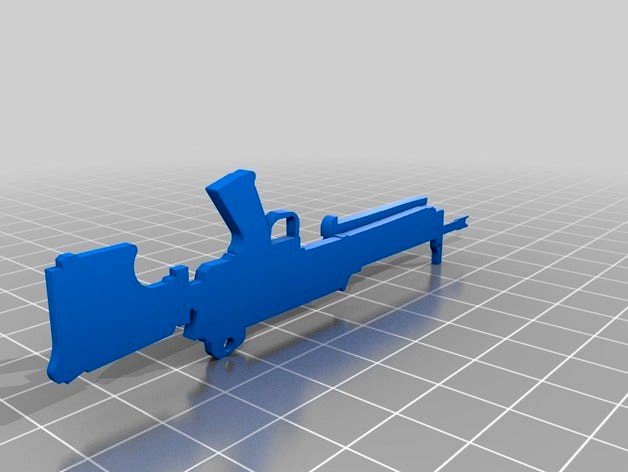 Light Machine Gun for Scale Models by Zeta_Gun