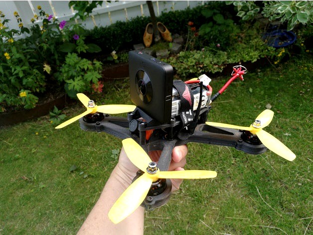 360 Camera Mount for OpenRC Mini Quad  by barspin
