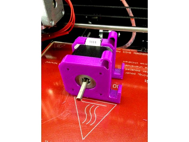 Bowden extruder hanger for 8mm frame by Wast3D