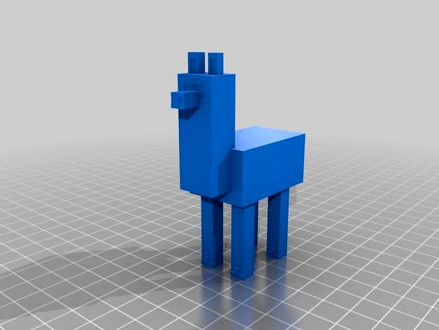 Minecraft Llama by DarthCoffeeBean