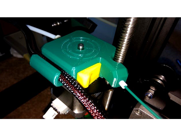CR-10 3 in 1 Extruder Cover and Filament Guide by graham01