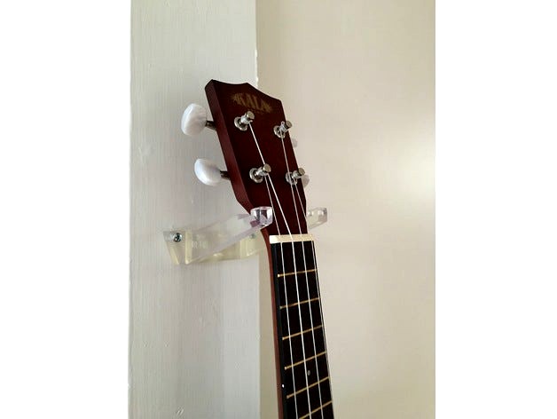 Ukulele Wall Mount / Holder by pinkyandbrain