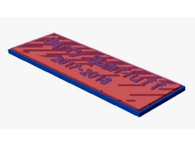 Nameplate Plaque Customiser by huskie69