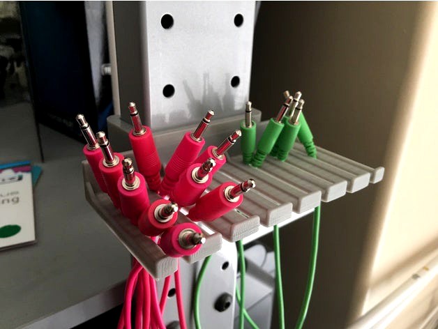 Jerker Patch Cable Holder by johnbiehler