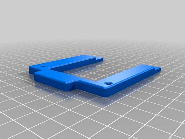 4x20 lcd display 3D printer by umitakin