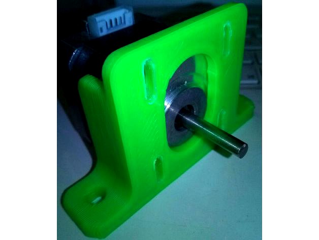 Soporte ajustable para motores nema17 by tximy