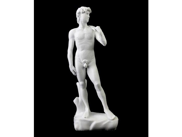 Michelangelo's David in the Accademia di Belle Arti of Florence, Italy by Cool3DModel