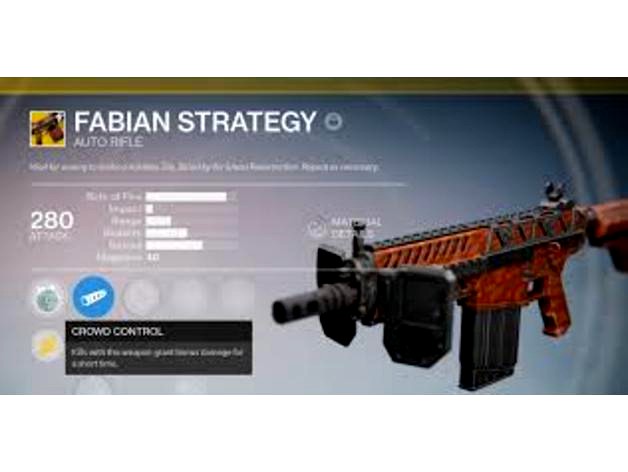 destiny fabian strategy exotic auto rifle  by stew25ss