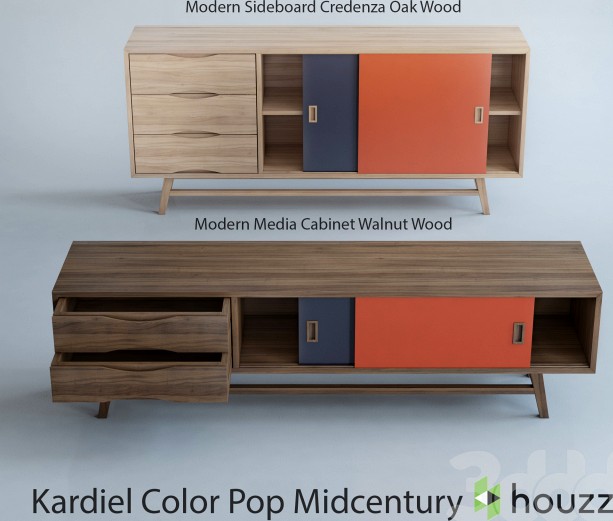 Kardiel Color Pop Midcentury Modern