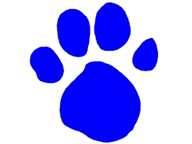 Blue's Clues Paw Print by Yuyuy75