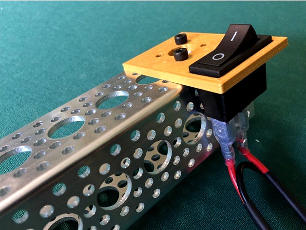 Actobotics Power Switch Mount for REV Power Switch by Tlalvani