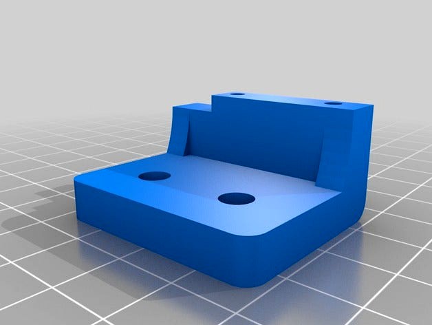 Z Endstop for Hypercube by FourDogs