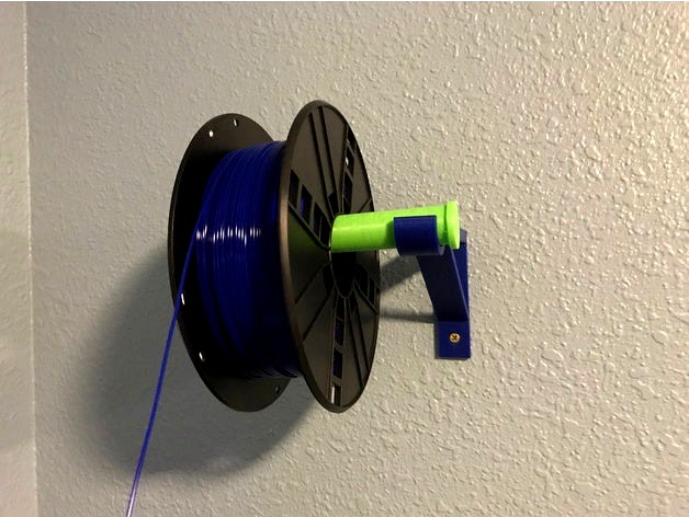 Wall mount spool holder by FosDoNuT