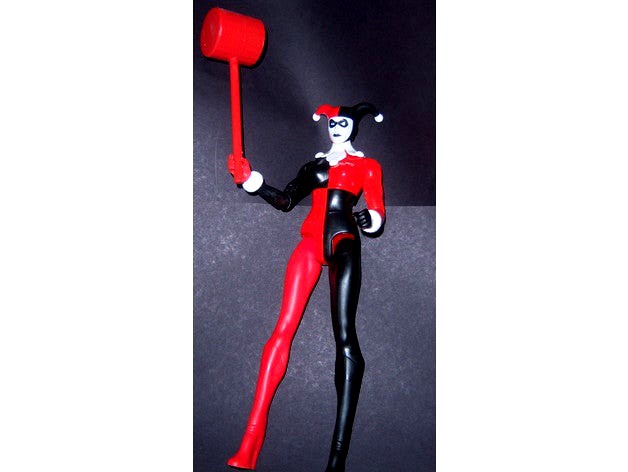 Mallet for 12" Harley Quinn Action Figure by MacGyver