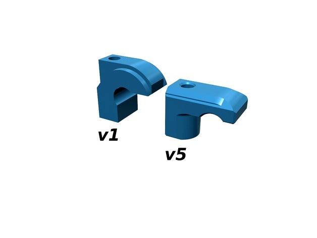 Anchor Hook Tie down for M3 - M12 Threaded Rod or Prusa I3 frame by Verskon